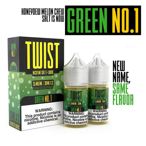 Green No. 1/ Honey Dew Melon Chew - By TWST Salt 