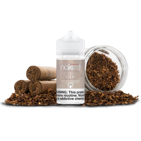 Cuban Blend - By Naked 100 - Tobacco Line 