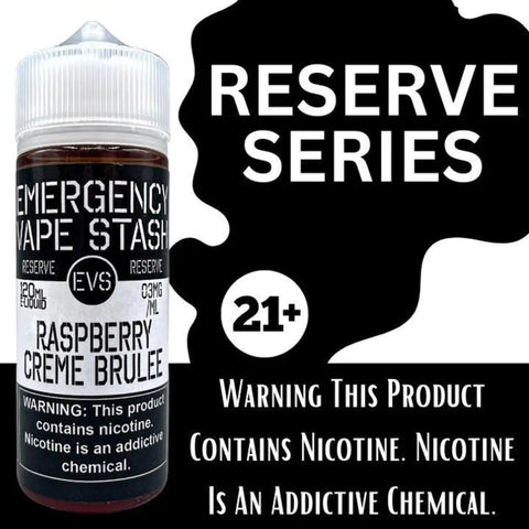 Raspberry Creme Brulee - By Emergency Vape Stash (EVS) 