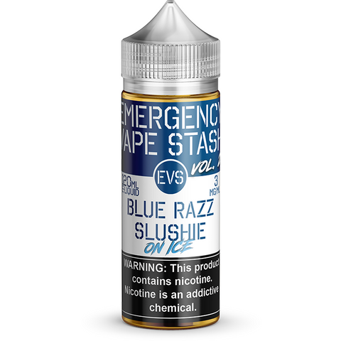 Blue Razz Slushie on Ice - By Emergency Vape Stash (EVS Vol 2) 