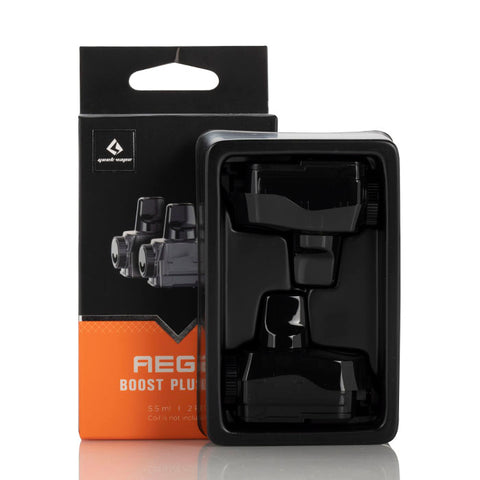 Aegis Boost PLUS Pod with No Coil - 2 Pack - By Geek Vape Aegis Boost PLUS Pod with No Coil - 2 Pack - By Geek Vape